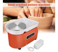 Macchina di arte della ceramica dello strumento di modellatura ceramico della macchina della ruota di ceramica elettrica senza spazzola di 350W 24cm per l'argilla ceramica della ceramica del lavoro EU