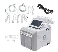 Macchina di bellezza 6 in 1 acqua idrogeno ossigeno macchina di bellezza, professionale hydro facciale, macchina per la cura della pelle, pulizia profonda del viso, peeling idro, cura della pelle,