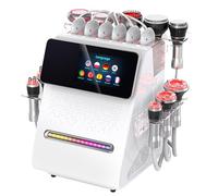 Macchina Di Bellezza a Cavitazione Ultrasonica 80k,Macchina Dimagrante a Cavitazione 11 in 1,Rimozione Del Grasso, Rassodamento Della Pelle Multipolare,Riduzione Della Cellulite,Macchina per Scolpire