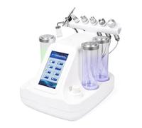 Macchina di bellezza dell'ossigeno dell'acqua 6/7 in 1 professionale ringiovanimento della pelle piccola bolla dispositivo acqua dermoabrasione dispositivo di bellezza del viso Aqua Peel macchina