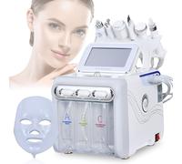 Macchina di bellezza facciale a idrogeno, 7 in 1, idrodermoabrasione multifunzionale per la cura della pelle e il ringiovanimento, dispositivo della stazione termale del salone domestico