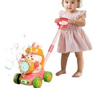 Macchina di Bolla Automatica, Macchina di Bolla per - Carrello di Coniglio Maker Bolla Macchina di Schiuma Automatica - Giocattoli educativi del crudo Cibo con luci a LED, Giochi di gir