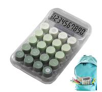 Macchina di calcolo meccanico - Tastiera Touch Antiscivolo Modello Trasparente Design, Custodia da ufficio Estetica | Strumento di calcolo matematico per scolaro professionale Corsi