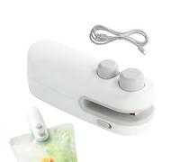 Macchina Di Chiusura Per Piccoli - Reciprocità Portatile Con Taglierina E Magnete | Mini Sigillatore Di Sigillatura Sotto Vuoto A Mano | Pratico Armadietto Per Borsa Per L'imballaggio