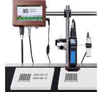 Macchina di codifica automatica per data/lotto/codice a barre/logo, macchina di codifica a getto d'inchiostro, attrezzatura della linea di produzione, codificatore della data di 12.7mm/25.4mm