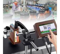 Macchina di codifica automatica, stampante a getto di inchiostro industriale per la codifica della data, supporta la stampa di testo e USB