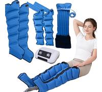 Macchina di compressione delle gambe, stivali per pressoterapia a 6 camere con pressione personalizzabile da 0 a 240 mmHg per circolazione e sollievo dal disagio, migliora il recupero