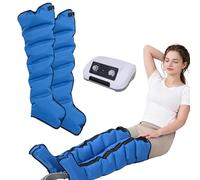 Macchina di compressione delle gambe, stivali per pressoterapia a 6 camere con pressione personalizzabile da 0 a 240 mmHg per circolazione e sollievo dal disagio, migliora il recupero