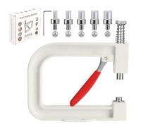 Macchina di fissaggio per rivetti di perle - Utensile manuale per perline, pressa a mano per perline, macchina di regolazione manuale per perline, rivetti, pinzette per Be
