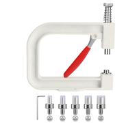 Macchina di fissaggio per rivetti per perline - Pressa per perline manuale - Applicatore per creazione di gioielli decorazione di abbigliamento da sposa e borse