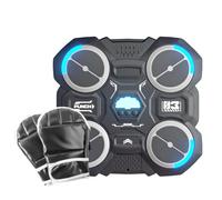 Macchina Di Formazione Di Boxe - Macchina Di Boxe A Parete | Macchina Di Formazione Di Boxe Intelligente Per Bambini Con Musica, Velocità Di Assorbimento Degli Impatti E Macchina Di Boxe