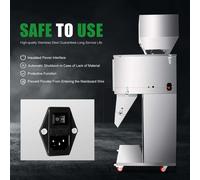 Macchina di imballaggio e rifornimento automatica Macchina di rifornimento quantitativa veloce in acciaio inossidabile con deflettore a 8 velocità con 2 prese