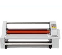 Macchina di Laminazione, Laminatore A Caldo E A Freddo Laminatrice Termica A Quattro Rulli per Carta A3/a4 su Lati Singoli/Doppi, 35 Cm