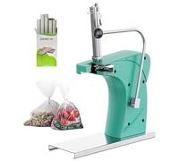Macchina di legatura manuale della borsa di alluminio con 600 chiodi per | Legatrice manuale per confezionare alimenti in modo efficiente nei supermercati e nei negozi al dettaglio