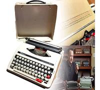 Macchina di Macchina di Tipo Portatile Tradizionale, Macchina di Tipo Classico Vintage Vecchio di Tipo per scrittori, Elegante e Durevole Macchina da Scrivere Classica