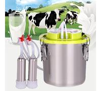 Macchina Di Mungitura 8L/12L/16L, Mucca E Capra, Macchina Per La Mungitura Del Vuoto Pulsazione, Frequenza 43 - 46 Volte/min, Non Ferire Il Seno, Interrompere L'auto Quando Pieno ,12L-cow