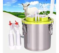 Macchina Di Mungitura 8L/12L/16L, Mucca E Capra, Macchina Per La Mungitura Del Vuoto Pulsazione, Frequenza 43 - 46 Volte/min, Non Ferire Il Seno, Interrompere L'auto Quando Pieno ,12L-sheep