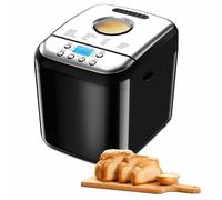 MACCHINA DI PANE AUTOMATICA COMPACT, 28 cm con funzione timer e yogurt, include strumenti di misurazione per la cottura a casa