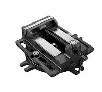 macchina di perforazione industriale, Morsa a sgancio rapido for trapano a colonna for lavorazione del legno a basso profilo, apertura massima 4,3 pollici, profondità della ganascia 0,9