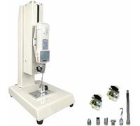 Macchina di prova di trazione del visualizzatore digitale con il supporto manuale del manometro della forza, capacità 10N-1000N, 5 sonde, 999 memorizzazione dei dati, colpo di 300mm per l'analisi