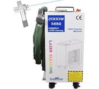 Macchina di pulizia laser 1500W/2000W/3000W singola vernice a olio di pulizia della rimozione della ruggine del pendolo per la larghezza di pulizia del metallo 300mm (2000W)