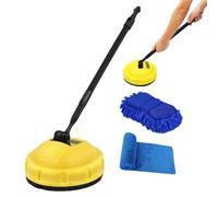 Macchina di Pulizia - Pulizia della Lavatrice a Pressione, Macchina per la Pulizia della terrazza con maniglia | Elementi di fissaggio per Lavoro con 2 Asciugamani per Marciapiede Esterno, Ponte