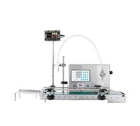 Macchina Di Riempimento Automatico Di Liquidi, Pompa Magnetica For Acqua, Macchinari For La Produzione Di Succhi E Latte Con Trasportatore Facile Da Usare(6L and 600mm)