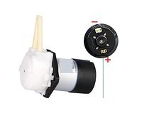 Macchina di riempimento Pompa peristaltica KPP 12V 24V 6V DC Pompa autoadescante con pompa dosatrice da laboratorio for tubi in silicone(B08,12V Straight)