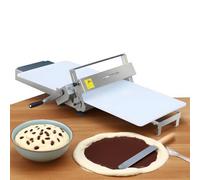 Macchina di Sheeter della pasta, laminatoio manuale dell'acciaio | Rullo manuale per impastare con spessore regolabile per croste perfette e pizza, ideale per la cottura casalinga