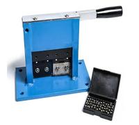 Macchina di sigillatura della piegatura del tubo, sigillatrice manuale di calore con codificatore della data per tubi di alluminio/plastica fino a 60mm di diametro