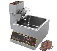 Macchina di tempera del cioccolato con il miscelatore del cioccolato, 12KG Capacità 500W Elettrico Cioccolato Melter 30-80 ° C Temp Control Macchina di fusione del cioccolato in acciaio inossidabile
