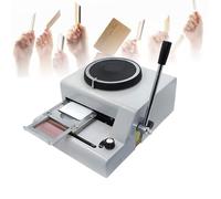 Macchina di timbratura manuale della carta di identità del PVC, area di stampa: 85.5mm*55mm, per la produzione di carte di piccolo lotto e di alta varietà in ristoranti, centri commerciali, spettacolo