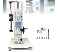 Macchina digitale per prove di trazione, dinamometro push-pull 10n-2000n, azionamento tramite volantino, corsa 270mm, supporto per prova forza manuale, display chiaro(With ruler,50N)