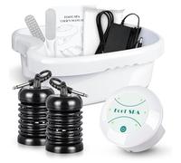 Macchina disintossicante ionica per pediluvio, macchina per disintossicazione ionica per pediluvio, portatile Chi Detox per pediluvio, idromassaggio con 2 lime per piedi, 100 fodere, 2 matrici