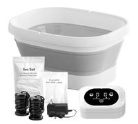 Macchina disintossicante ionica per pediluvio, per tossine, metalli pesanti e radicali liberi, viene fornita con 2 effetti ionici, 80 tappetini usa e getta per pediluvio, sali marini per pediluvio