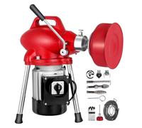Macchina draga automatica for la pulizia di tubi e scarichi da 250/400/500 W, pulisci tubi, sbloccatore di intasamenti, draga for fognature da WC(250W)