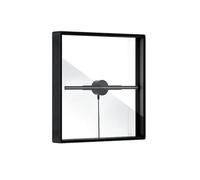 Macchina e guscio 3D Fan Ologramma Proiettore Macchina Integrata Lampada a Led Segnaletica Lettore con Copertura Pubblicità Display Luce Ventilatore olografico 3D(Black)