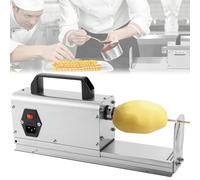 Macchina elettrica a torre per patatine fritte 40 W 3 in 1 in acciaio inossidabile tornado taglierina a spirale elettrica contorta patate affettatrice per patate carote cetrioli