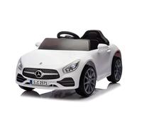 Macchina Elettrica Bambini Mercedes-Benz 12V Bianca con Telecomando