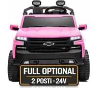 Macchina Elettrica Chevrolet Silverado ZR2 24V Maxi Fuoristrada 2 Posti per Bamb