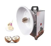 Macchina elettrica della grattugia del cocco, trituratore verticale della ruspa del cocco con la copertura antipolvere della lama, 3 velocità regolabili, 35kg/h per i fiocchi, lavorazione della noce