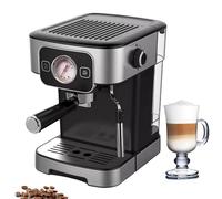 Macchina Elettrica della Schiuma del Latte, Montalatte Elettrico Automatico 1200W 1,8L, 20 Regolazioni della Macinazione Ed Estrazione di 92 ° C, Doppia Tecnologia della Caldaia E 25s Che Fanno