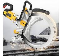 Macchina elettrica for il taglio di pareti in cemento, soppressione della polvere in metallo con alimentazione idrica umida, profondità di taglio 29 cm/39 cm/49 cm(29cm)