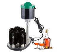 Macchina Elettrica For Pulizia Dei Vetri,600 Pezzi/Ora,Per Bar E Ristorant | Lucidatore Bicchieri Acciaio Inossidabile,5 Spazzole,Lavaggio 360 Gradi,For Bicchieri Vino,Boccali Birra E Calici