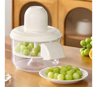 Macchina Elettrica for Sbucciare L'uva, Sbucciatrice Automatica for Pomodori E Frutta, Sbucciatura con Un Clic, Ricaricabile, capacità Massima 300 G, for UVA, Pomodori, Ciliegie E Piccoli Frutti
