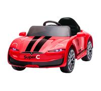 Macchina Elettrica per Bambini 12V Auto Super-C Rossa