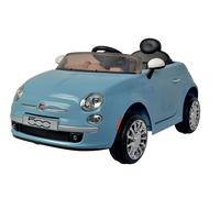 Macchina Elettrica per Bambini 12V con Licenza Fiat 500 Azzurra