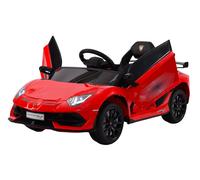 Macchina Elettrica per Bambini 12V con Licenza Lamborghini Aventador SVJ Small Rossa
