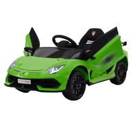 Macchina Elettrica per Bambini 12V con Licenza Lamborghini Aventador SVJ Small Verde