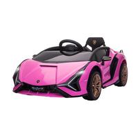 Macchina Elettrica per Bambini 12V con Licenza Lamborghini Sian FKP 37 Rosa